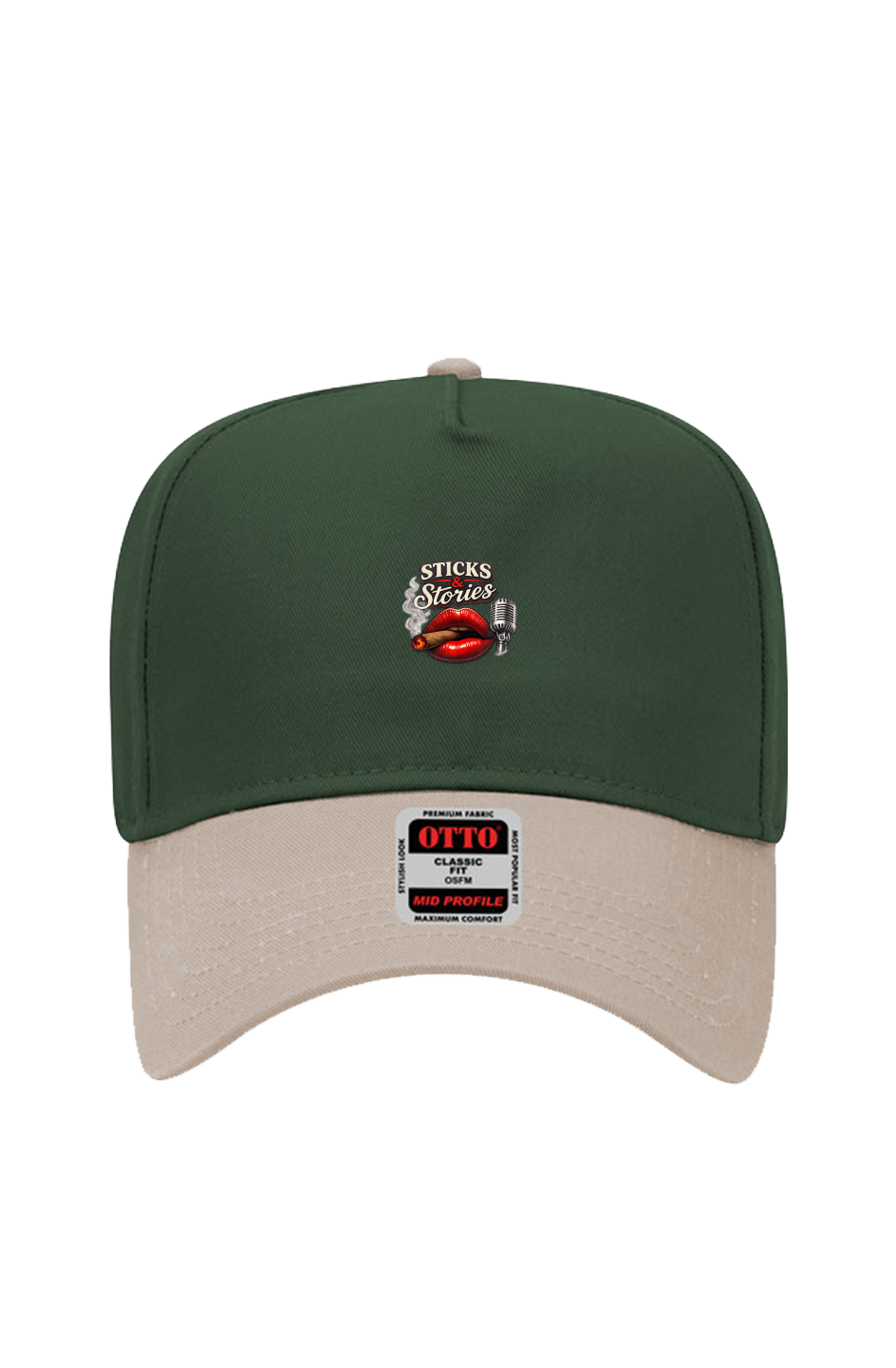 Otto Khaki Brim Baseball Cap