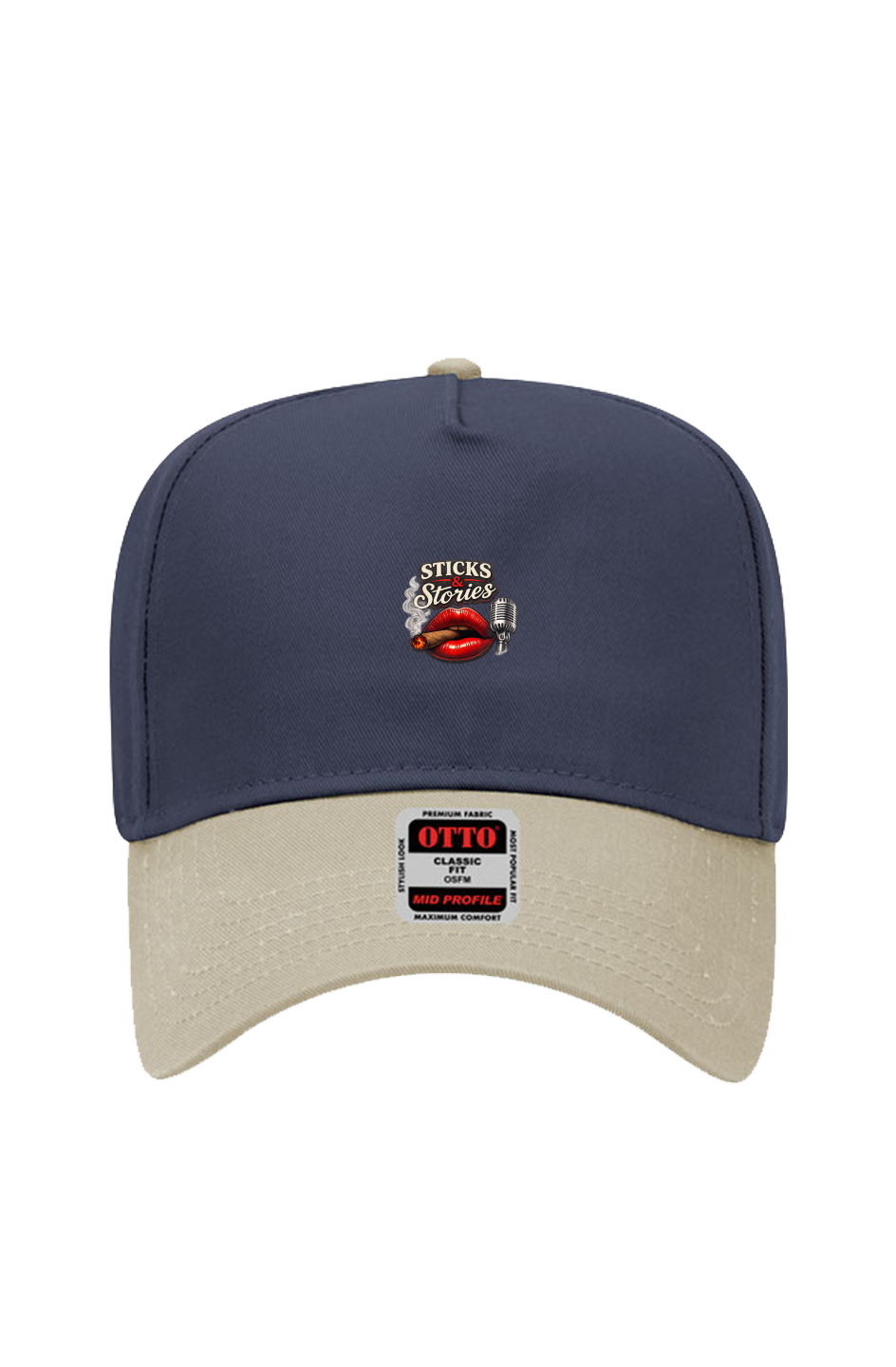 Otto Khaki Brim Baseball Cap