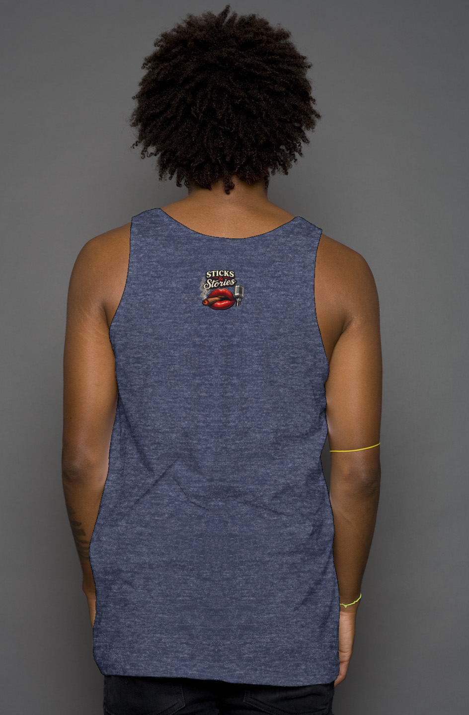 heather tank, men's