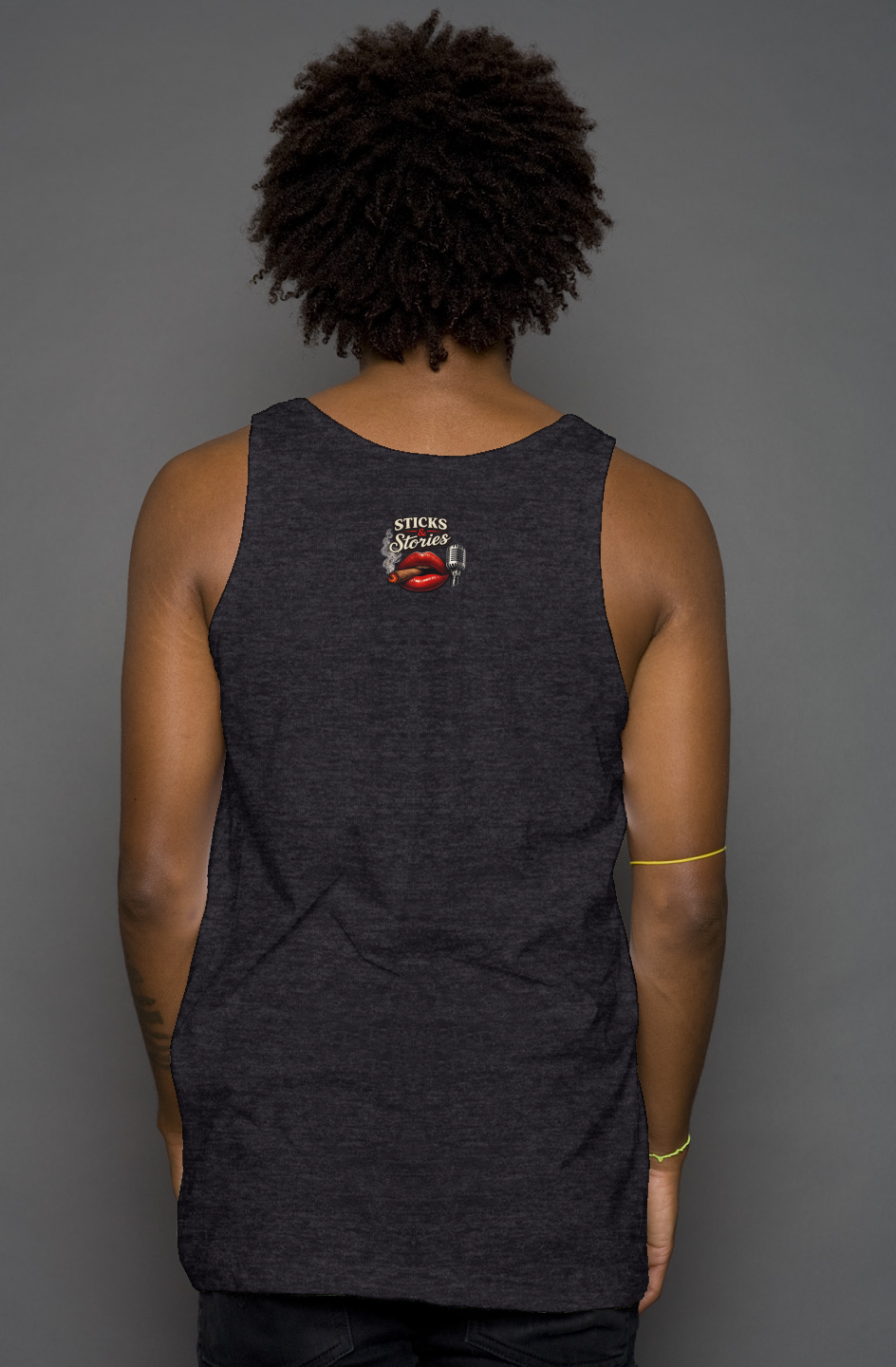 heather tank, men's