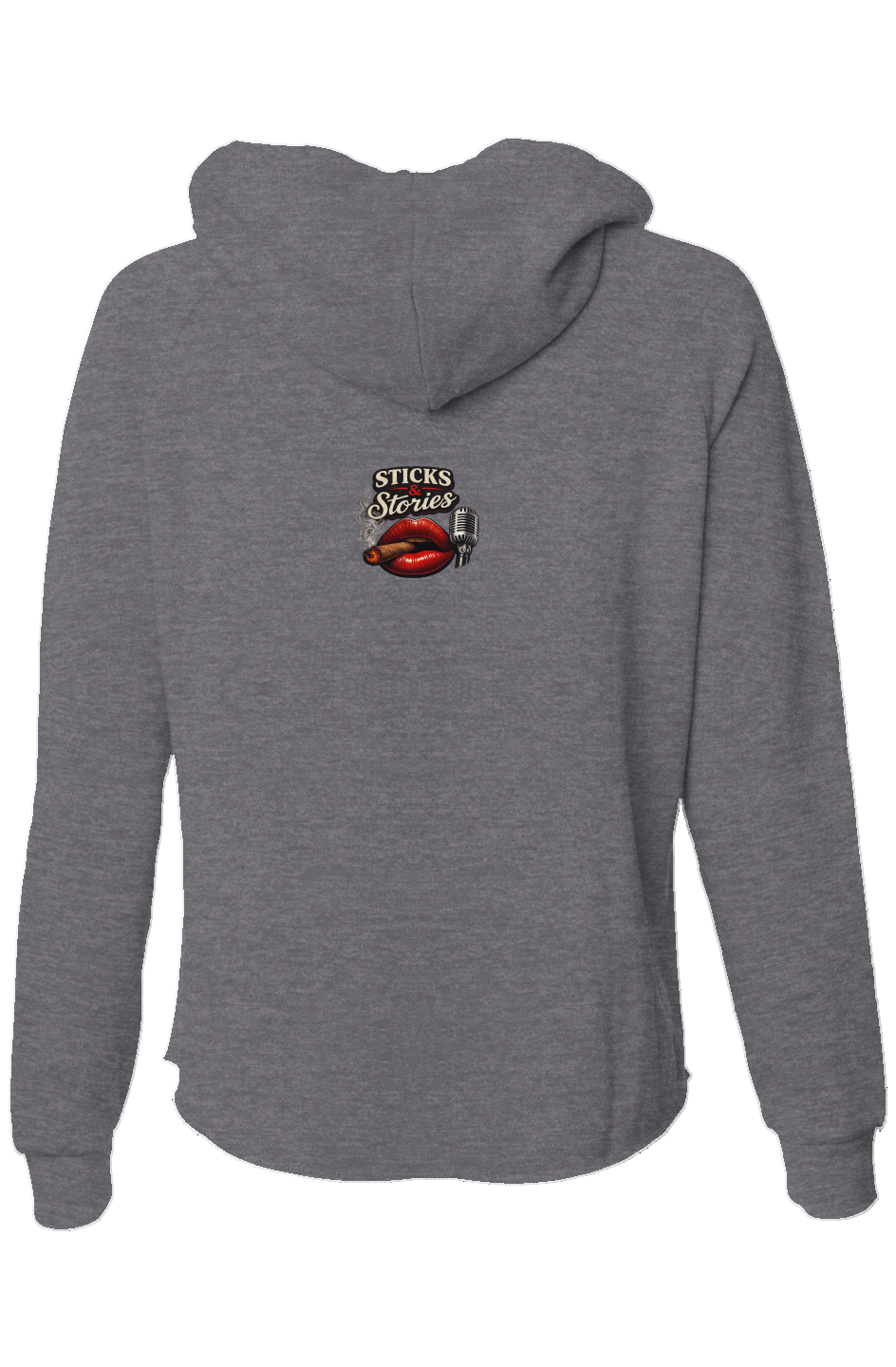 Womens Lightweight Wash Zip Hoodie