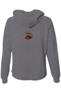 Womens Lightweight Wash Zip Hoodie