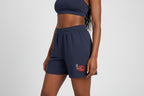 Womens Cutoff Fleece Shorts